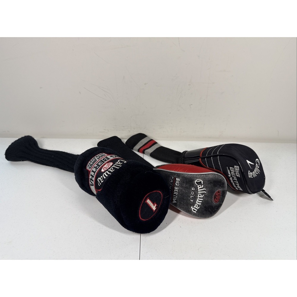 Callaway Big Bertha Fairway Wood, VSeries 3 Wood & Warbird 1 Driver Head‎ Cover